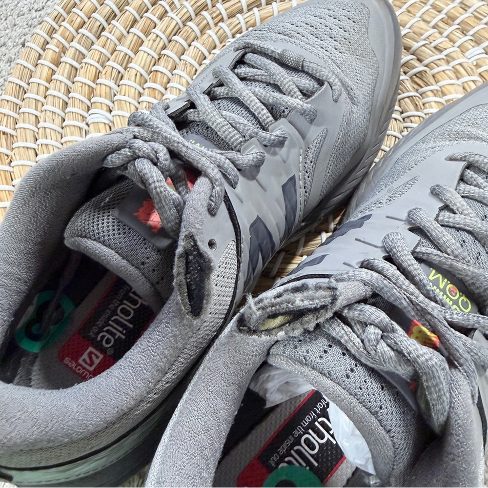 New Balance Women’s Summit Q.O.M. Trail Running Shoes Sneakers in Gray 8 - Picture 14 of 14